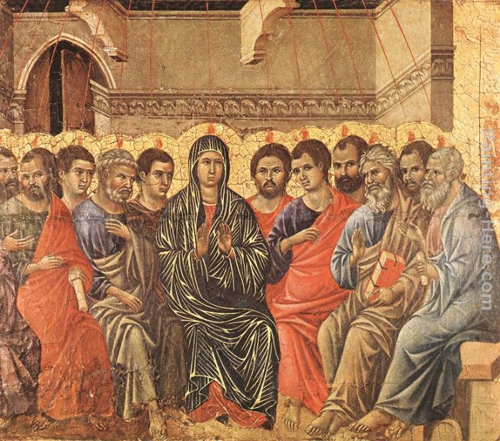 720x635 Duccio Di Buoninsegna Pentecost Painting Anysize 50% Off - Day Of Pentecost Painting