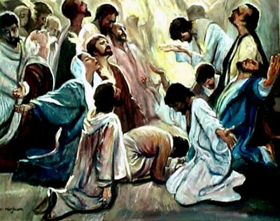 400x315 Living Bulwark - Day Of Pentecost Painting