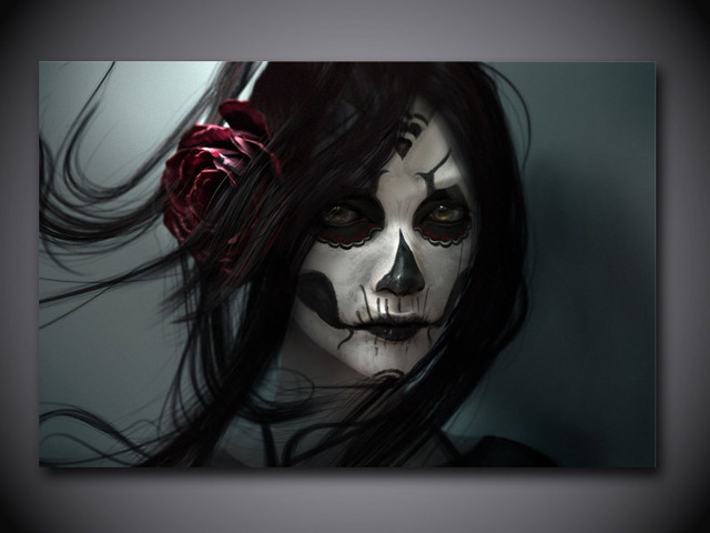Day Of The Dead Girl Painting