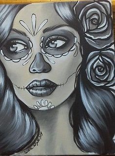 236x320 Day Of The Dead Girl 2 By ~pandorazbox On Make Your - Day Of The Dead Girl Painting