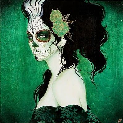 Day Of The Dead Girl Painting at PaintingValley.com | Explore ...