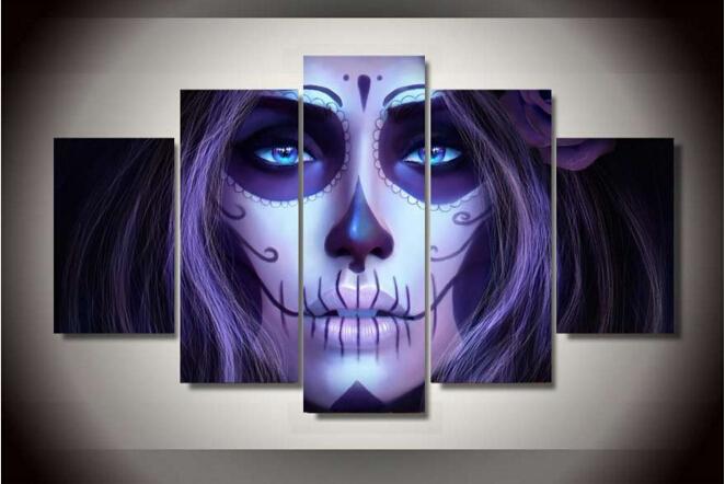 Day Of The Dead Painting at PaintingValley.com | Explore collection of ...