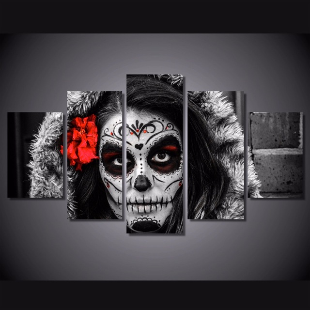 Day Of The Dead Painting at PaintingValley.com | Explore collection of ...