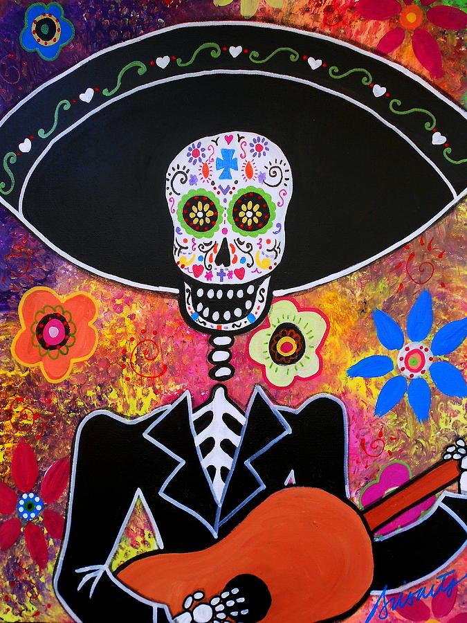 Day Of The Dead Painting at PaintingValley.com | Explore collection of ...