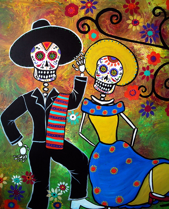 Day Of The Dead Painting at PaintingValley.com | Explore collection of ...