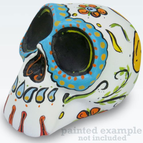 500x500 Day Of The Dead Skull Diy - Day Of The Dead Skull Painting