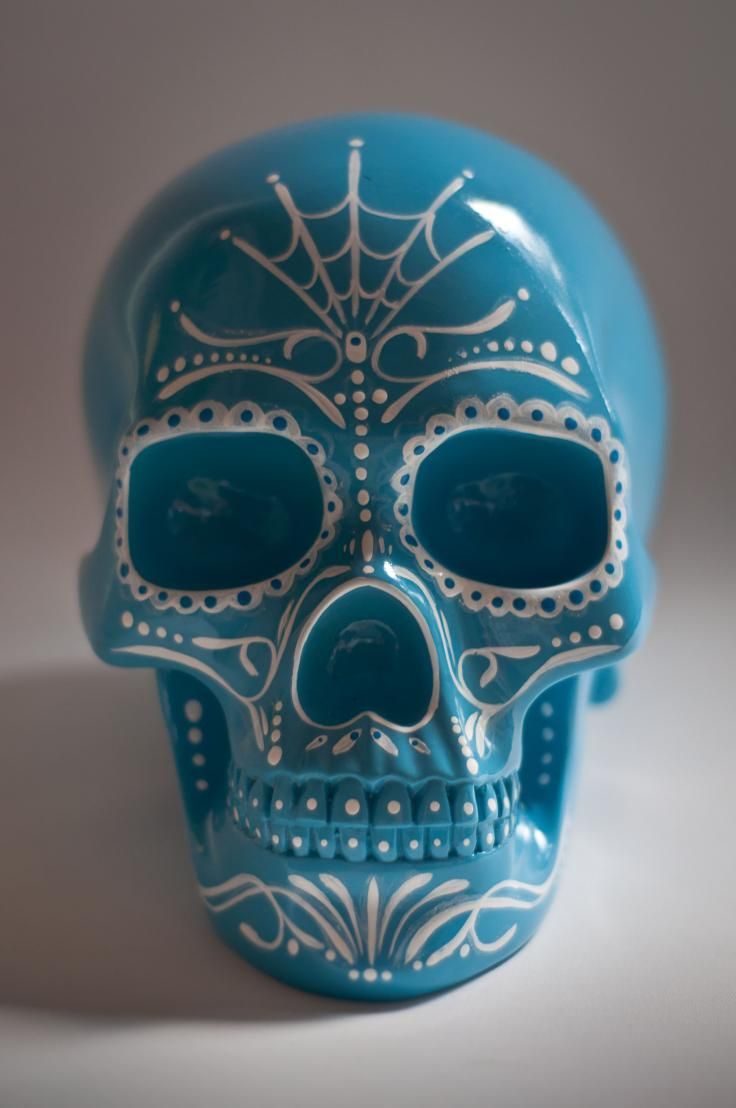 736x1108 Image Result For How To Paint A Ceramic Sugar Skull Crafts - Day Of The Dead Skull Painting
