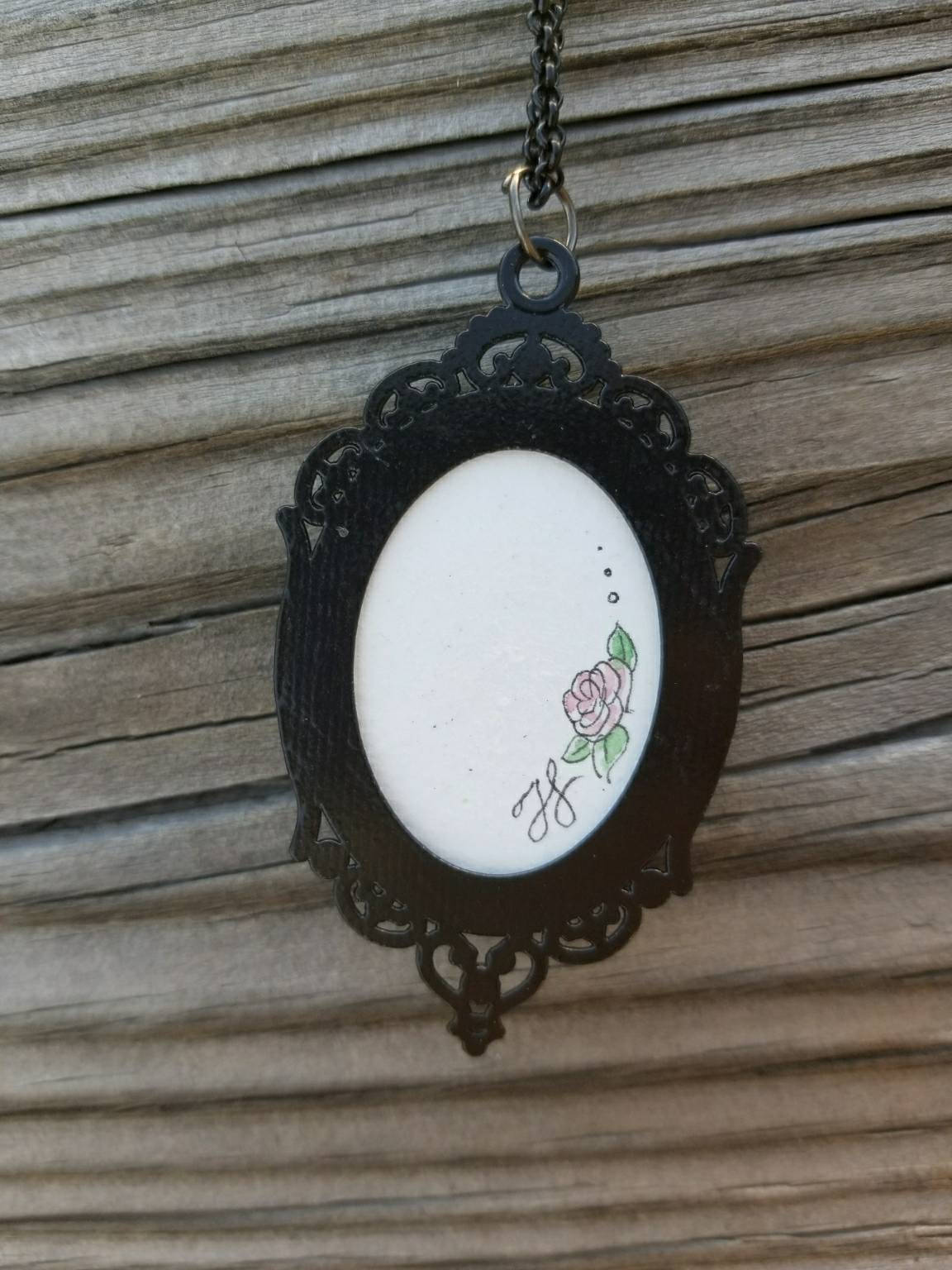 1152x1536 Day Of The Dead Necklace. De Los Muertos Mujer Woman Hand - Day Of The Dead Woman Painting