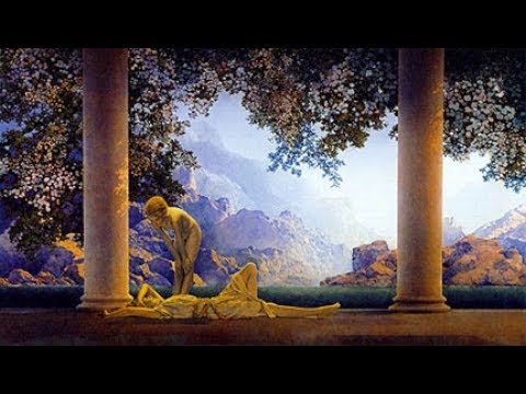480x360 Daybreak Painting By Maxfield Parrish - Daybreak Painting