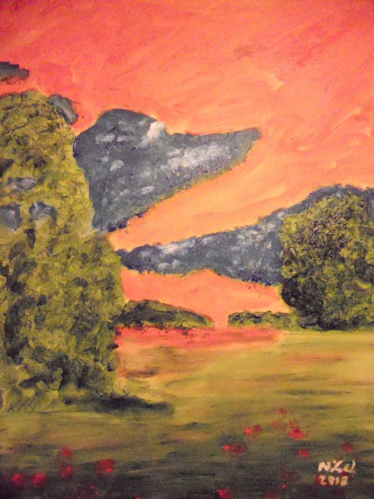 770x1027 Saatchi Art Daybreak Painting By Nigel Goodwin - Daybreak Painting