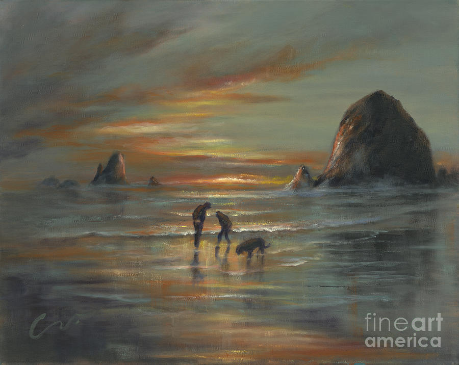 900x716 Days End Painting By Sharon Abbott Furze - Days End Painting