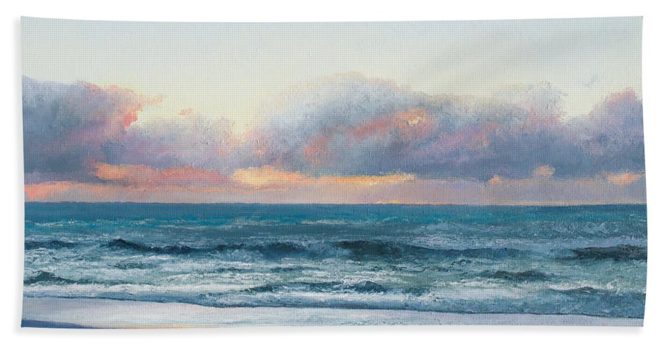 967x500 Ocean Painting - Days End Painting