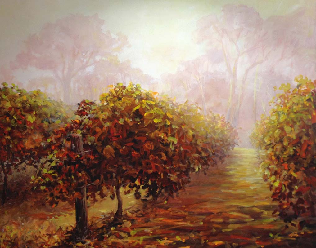 1018x800 Peter Scott - Days End Painting