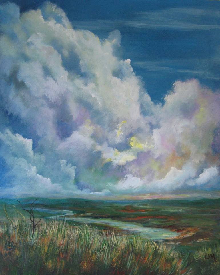 770x962 Saatchi Art Days End Painting By Laura Mahoney - Days End Painting