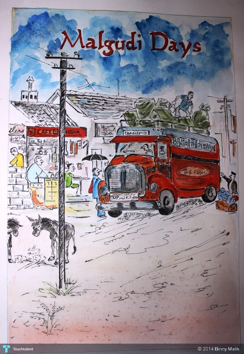825x1195 Malgudi Days Touchtalent - Days Painting