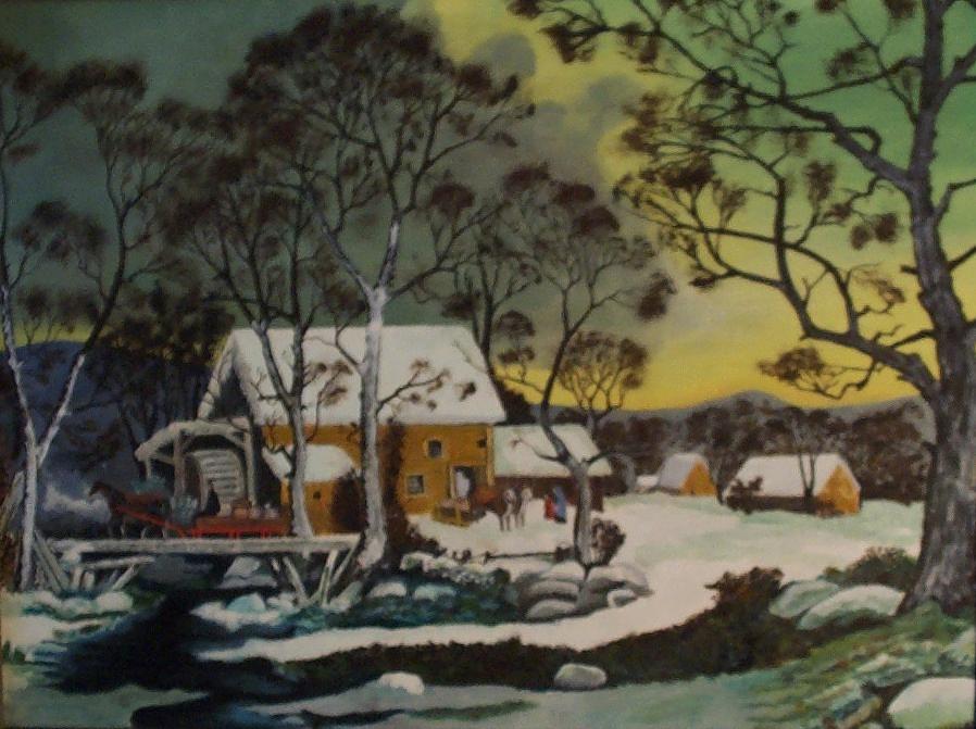 898x671 Olden Days Painting By James Douglas Draper - Days Painting