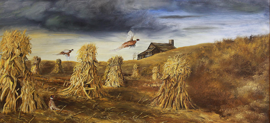 900x411 Olden Days Painting By Johanna Lerwick - Days Painting