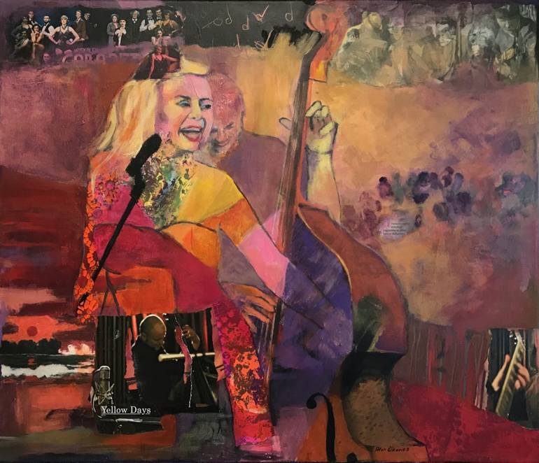 770x662 Saatchi Art Yellow Days Painting By Ellen Eikenes - Days Painting