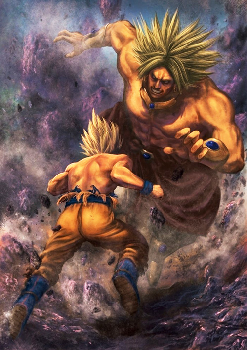500x708 Dragon Ball Art - Dbz Painting