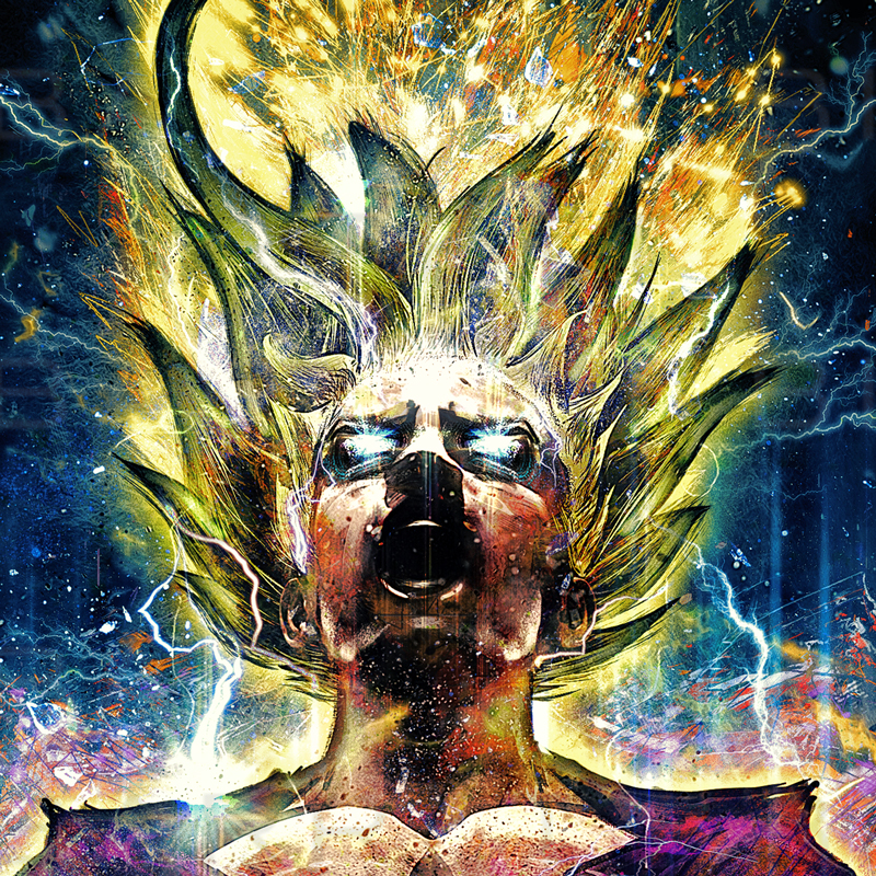 800x800 Vegeta Dragon Ball Z Digital Art Barrett Biggers - Dbz Painting