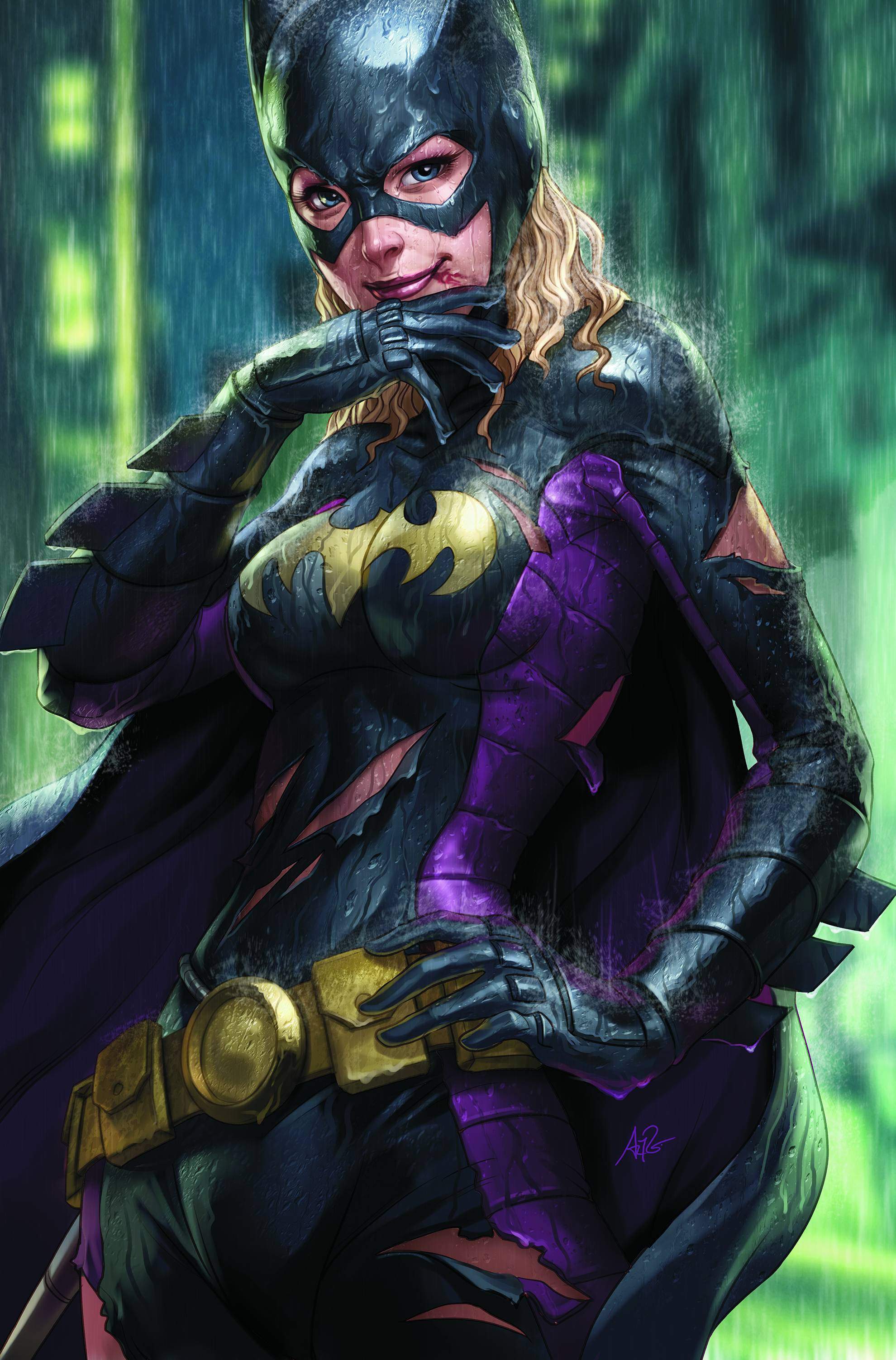 1980x3006 Batgirl Dc Comics Digital Art Digitalart.io - Dc Comics Painting