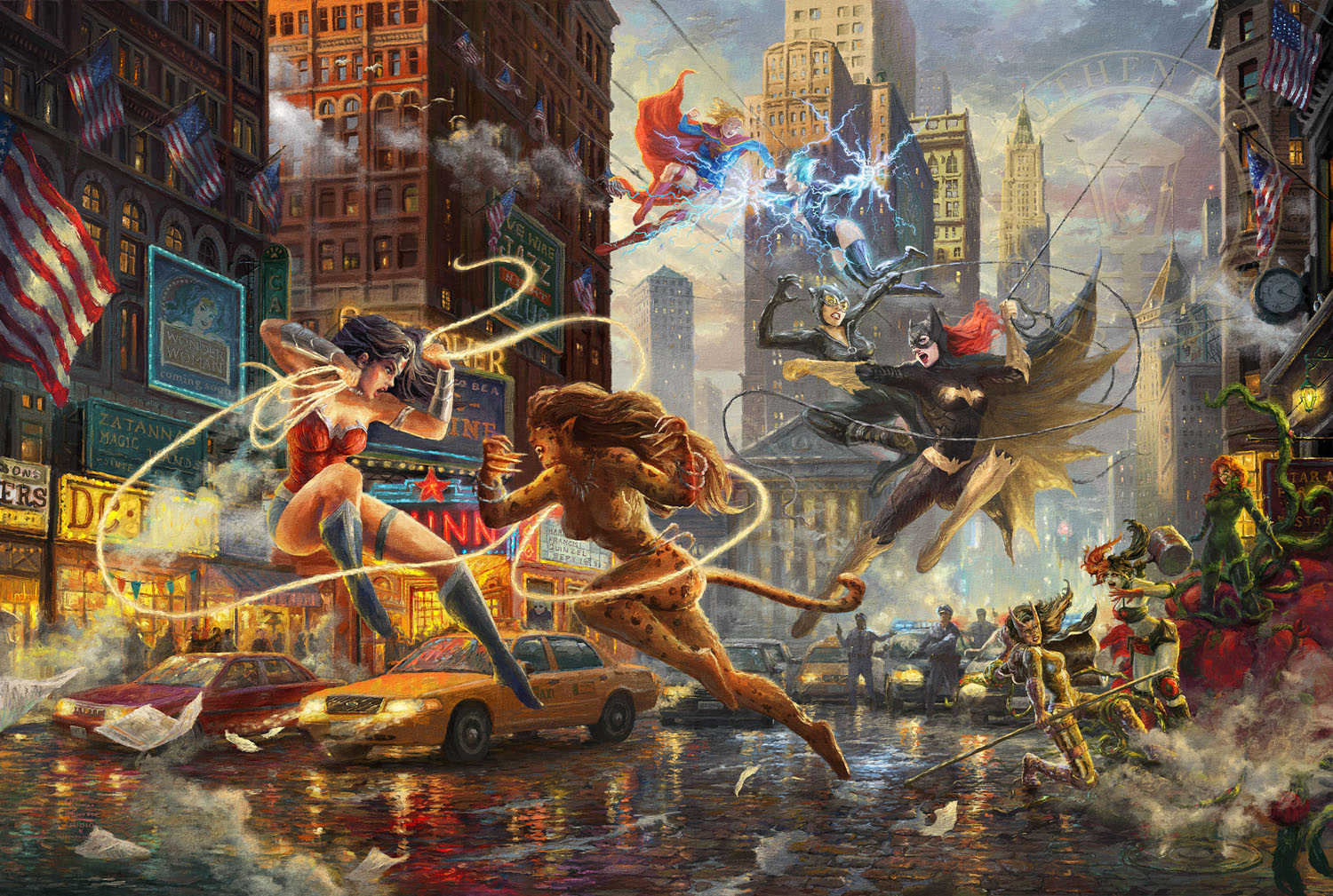 1500x1009 Women Of Dc, The Limited Edition Art The Thomas Kinkade Company - Dc Painting