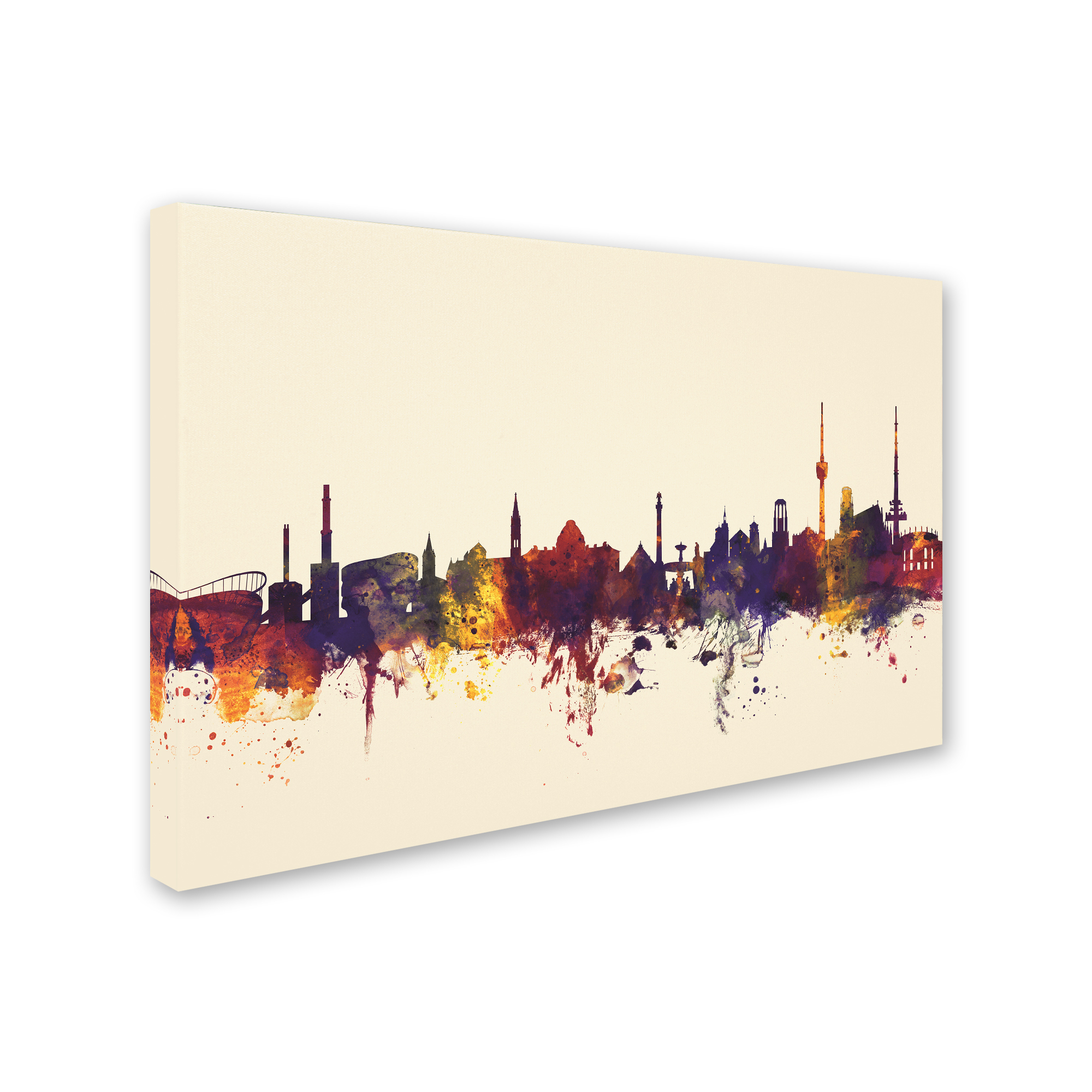 Dc Skyline Painting at PaintingValley.com | Explore collection of Dc ...