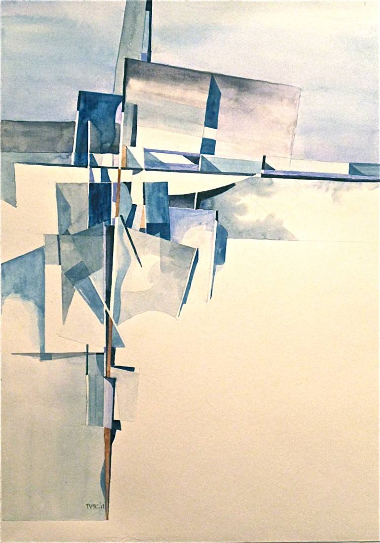 770x1098 Saatchi Art Ode To De Stijl Painting By Tom Cullins - De Stijl Painting