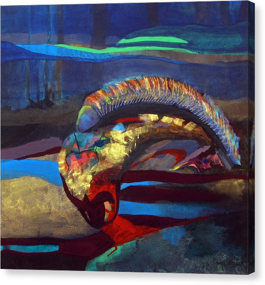 546x587 Dead Fish Painting By Maryam Salamat - Dead Fish Painting