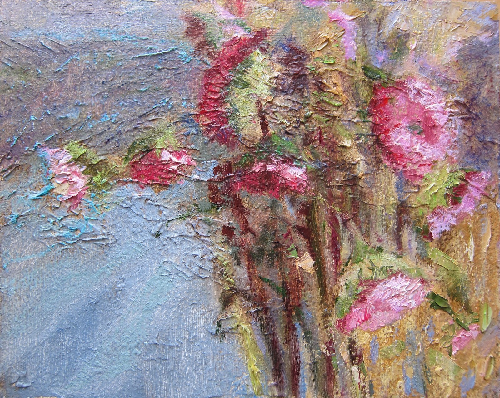 1600x1275 Dead Flowers On Painting Daily By Marian Fortunati - Dead Flower Painting