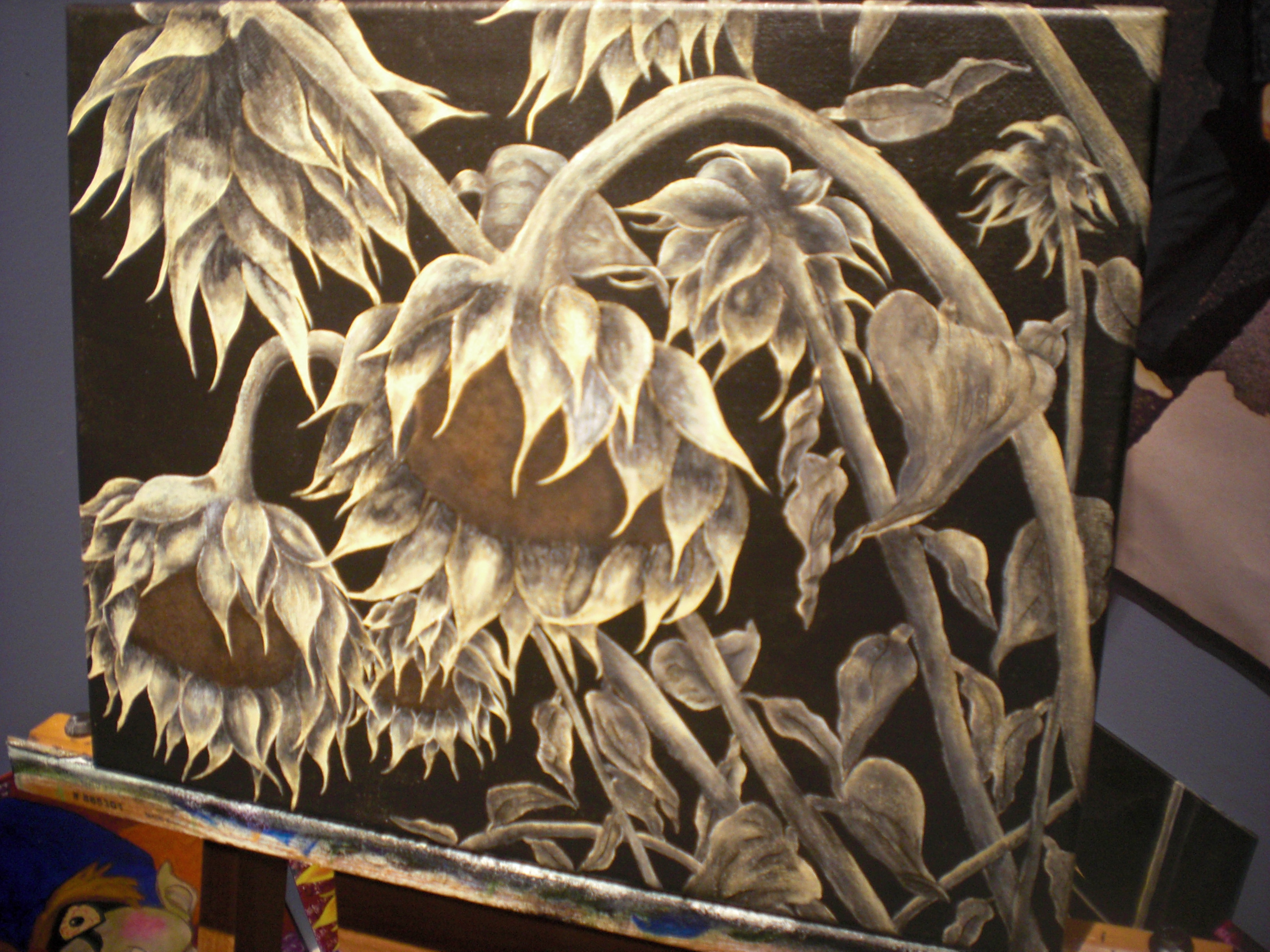 3264x2448 Dead Flower Paintings Artbymichelle - Dead Flowers Painting