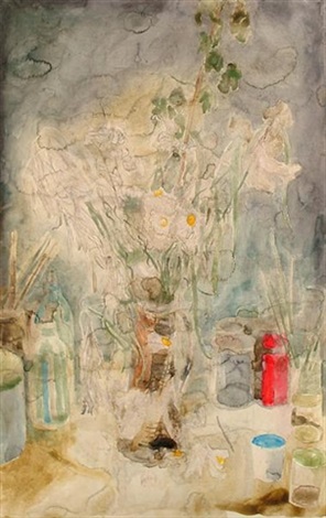 296x470 Dead Flowers In The Studio Titled By Norman Adams On Artnet - Dead Flowers Painting