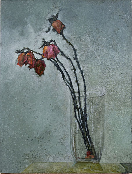 455x600 Painting Kerstin Engman - Dead Flowers Painting