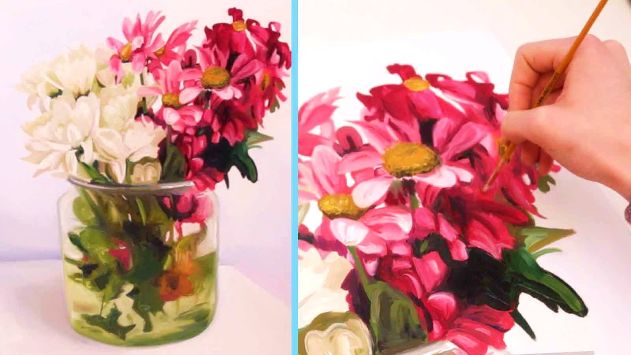 1280x720 Painting Of Dead Flower - Dead Flowers Painting