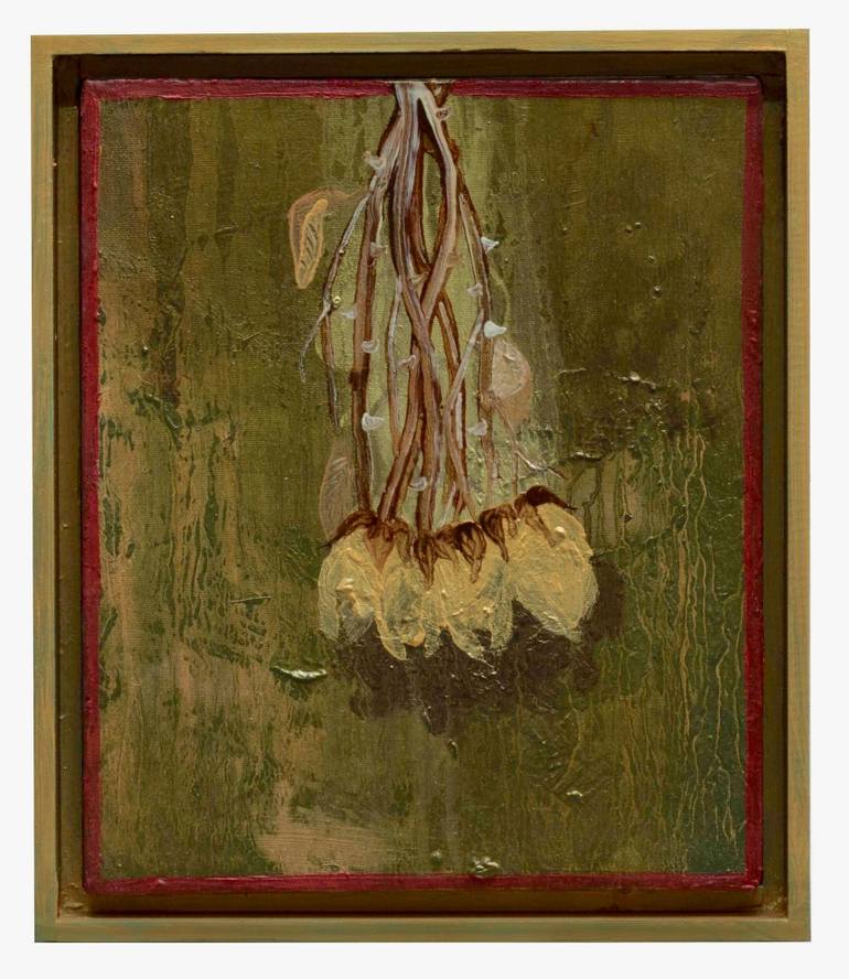 770x888 Saatchi Art Dead Flowers Painting By Alan Raggett - Dead Flowers Painting