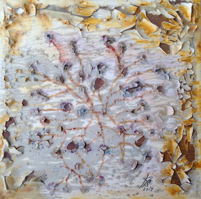 770x761 Saatchi Art Dead Flowers Painting By Kyle Evans - Dead Flowers Painting