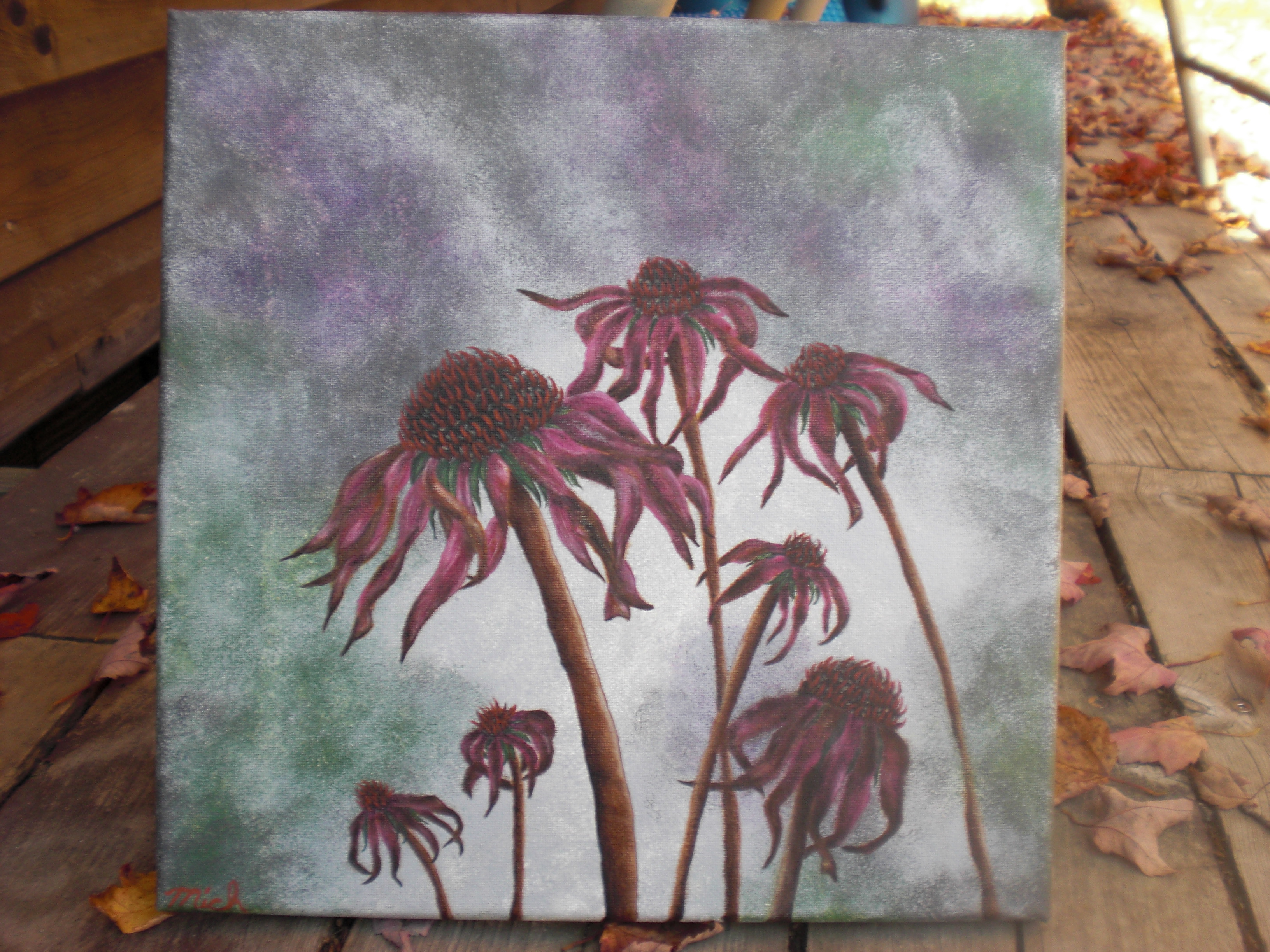 3264x2448 Artbymichelle My Painting Journey Page 4 - Dead Flowers Painting