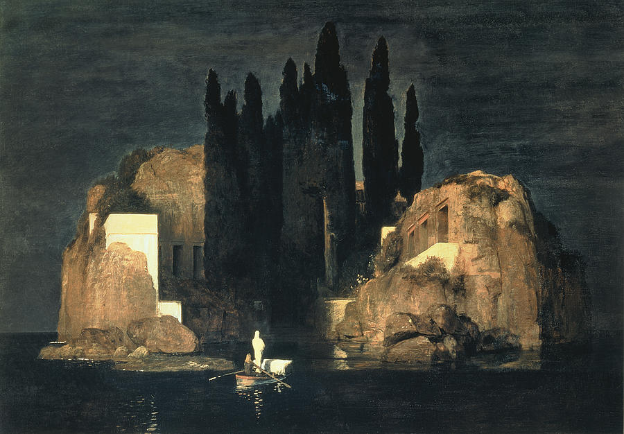 900x626 Isle Of The Dead Painting By Arnold Bocklin - Dead Painting