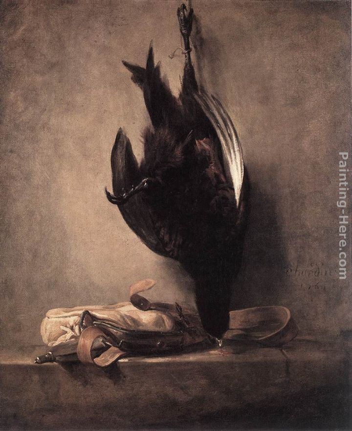 720x881 Jean Baptiste Simeon Chardin Still Life With Dead Pheasant - Dead Painting