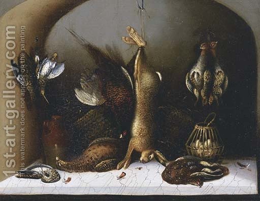 512x396 Still Life With Dead Game And Rabbit William Buelow Gould - Dead Rabbit Painting