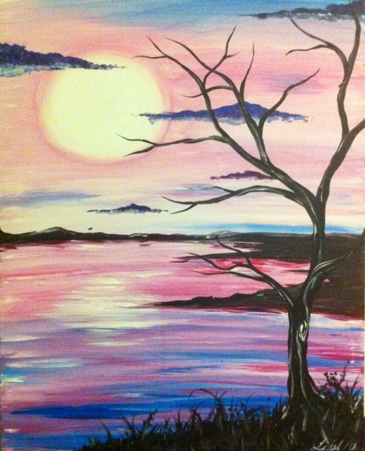 1281x1584 Beauty Behind The Dead Tree Paint Fun Studio - Dead Tree Painting