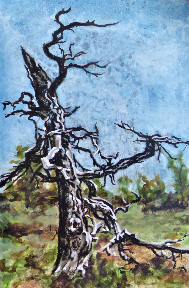 770x1171 Saatchi Art Dead Tree 3 Painting By Patrick Augustine - Dead Tree Painting