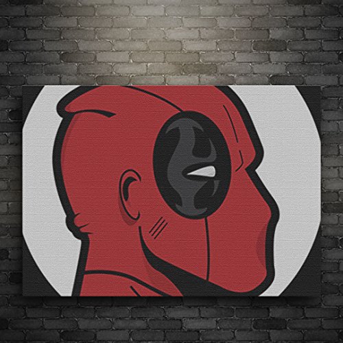 500x500 Deadpool Portray, Unique Canvas Artwork, Colourful Image, Wall - Deadpool Canvas Painting