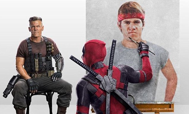 636x382 Ryan Reynolds Posts Silly Snap Of Deadpool Painting Cable Daily - Deadpool Painting