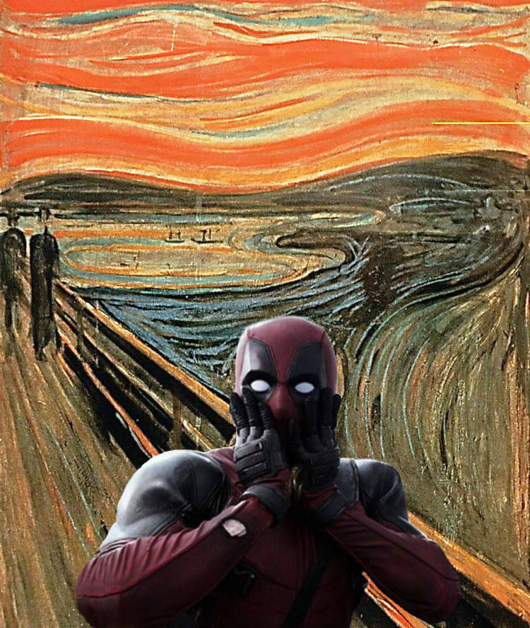 750x888 Deadpool Scream By Thewintertouch - Deadpool Scream Painting