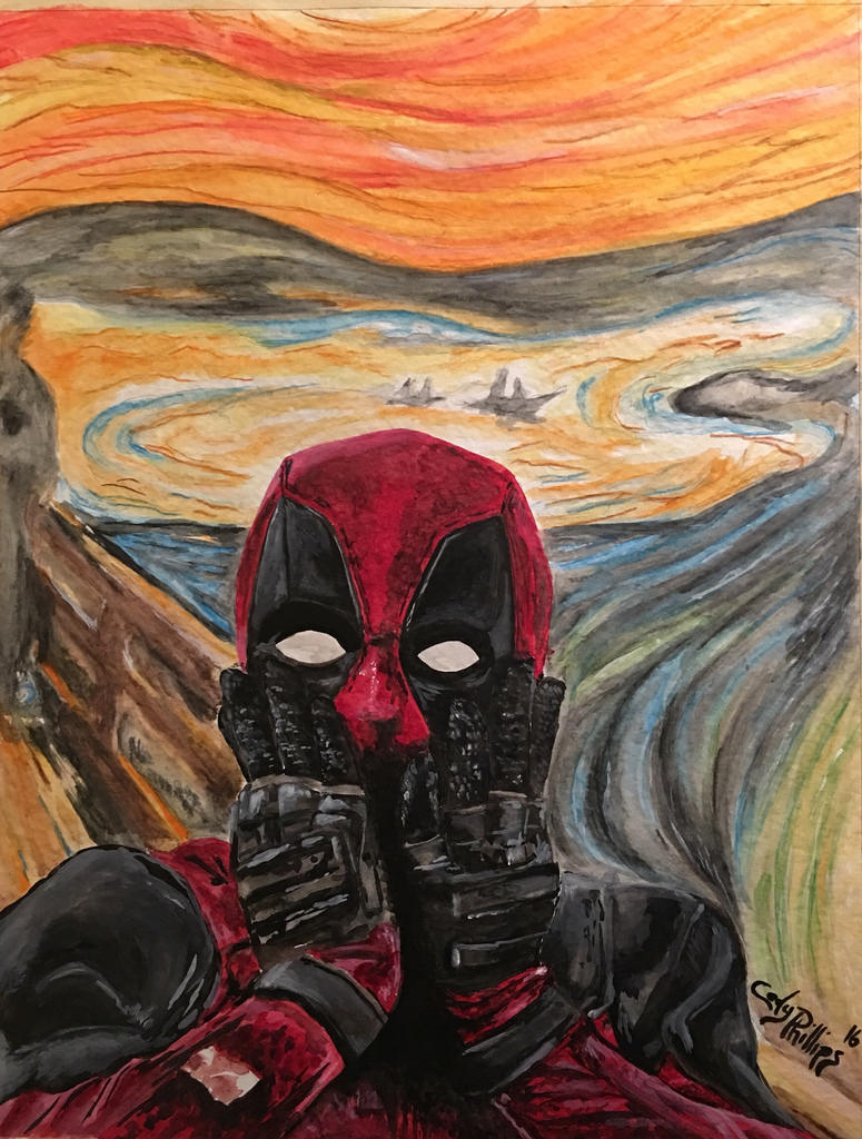 775x1024 Mr.phillips3280's Most Interesting Photos Picssr - Deadpool Scream Painting