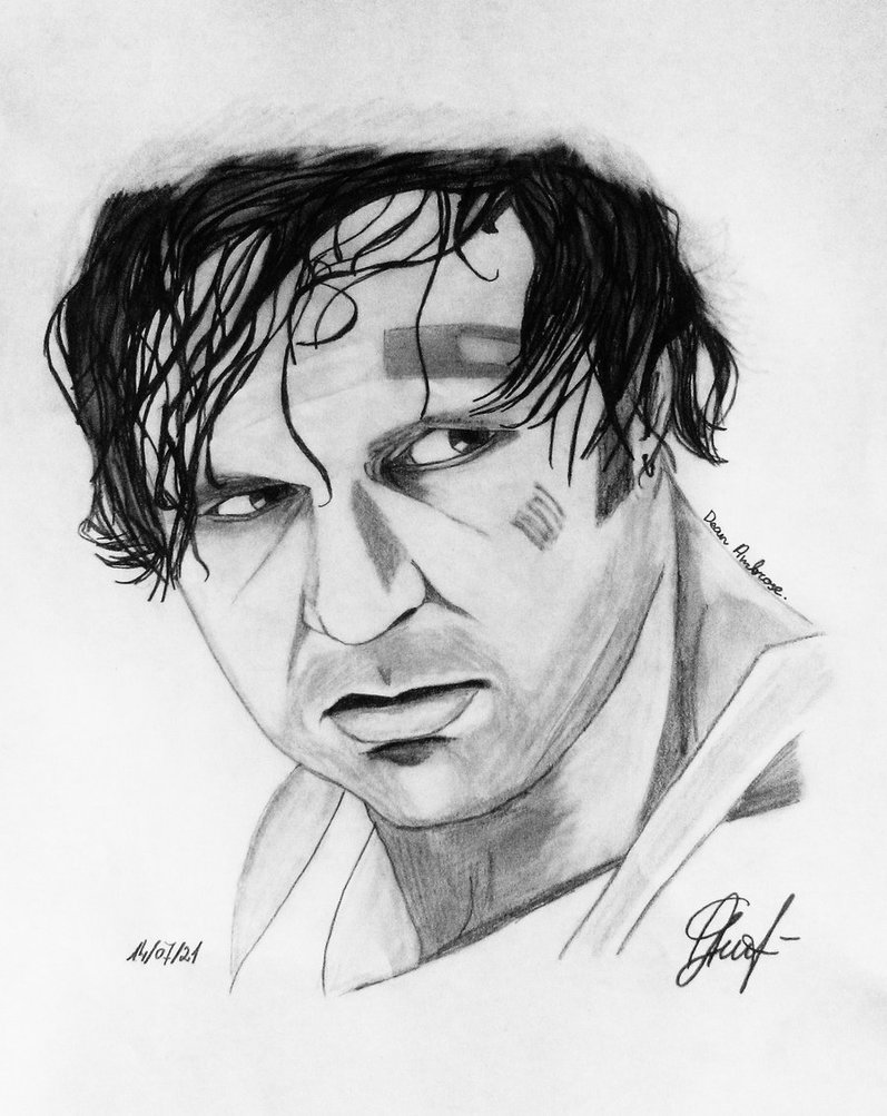 797x1003 Dean Ambrose By Aiswy By Dixonija - Dean Ambrose Painting