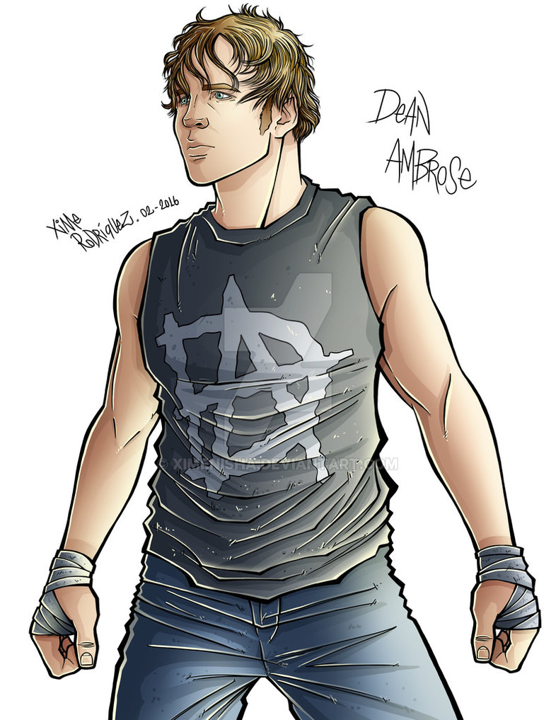 786x1017 Dean Ambrose By Ximenisha - Dean Ambrose Painting