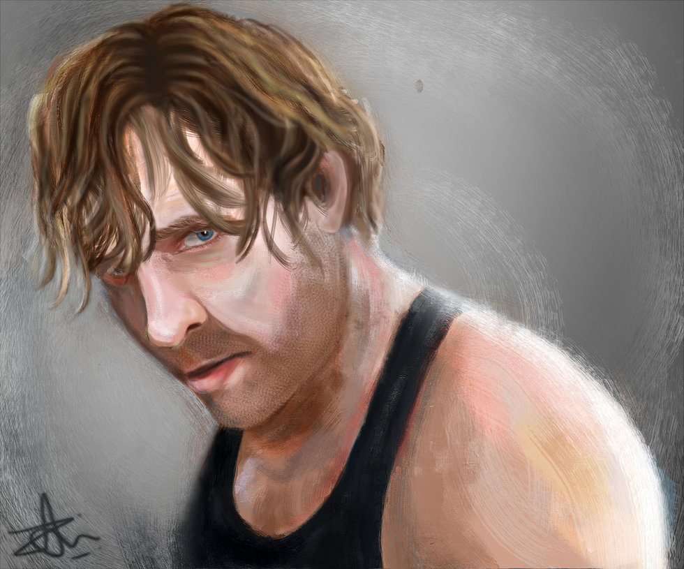 980x815 Dean Ambrose By Zkorejo - Dean Ambrose Painting