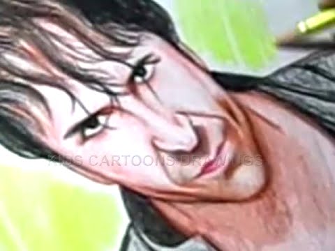 480x360 How To Draw Wwe Superstar Dean Ambrose Detailed Color Drawing Step - Dean Ambrose Painting